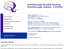 Tablet Screenshot of peterborough.quaker.ca