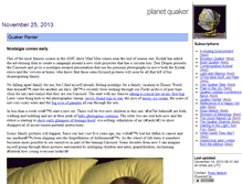 Tablet Screenshot of planet.quaker.org