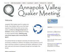 Tablet Screenshot of annapolisvalley.quaker.ca